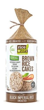 Brown Rice Cakes with Black Imperial Rice
